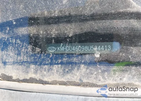 2008 Hyundai Elantra Gls from USA, damaged, VIN KMHDU46D98U534413